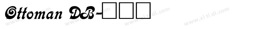 Ottoman DB字体转换